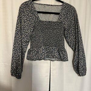 Floral Print Women's Top